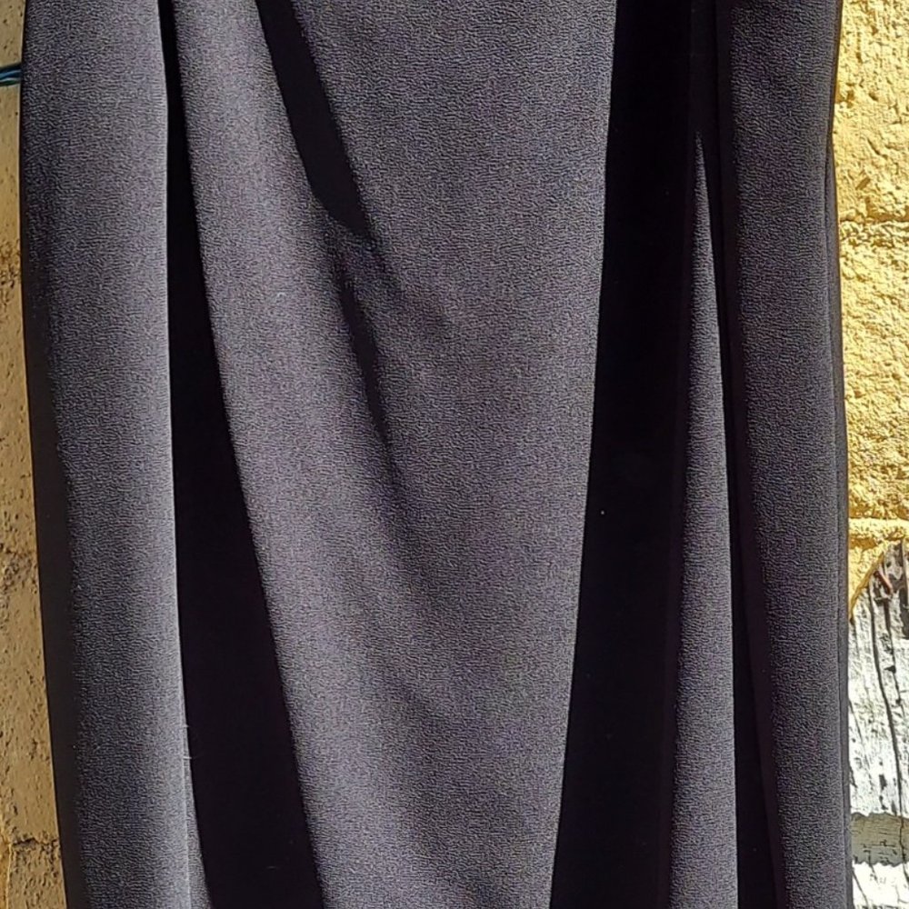 AFTER DARK Little Black Dress Sleeveless Skinny Strap  SZ 16 - Picture 7 of 15